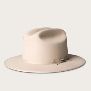 NWT Limited Edition Unisex Authentic Wool/Cashmere Flat Brim Cowboy Hat Size 7”